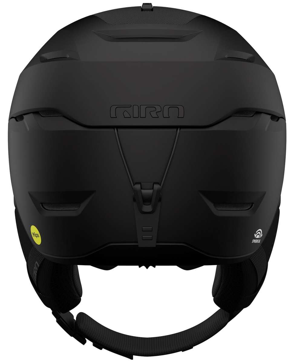 Giro Tor Spherical Helmet 2024 - Matte black helmet with a sleek, aerodynamic design and a subtle Giro logo on the front.