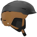 Giro Tor Spherical Helmet 2024 - A matte black helmet with a subtle white logo on the front and ventilation holes along the top.