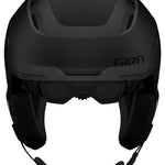 Giro Tor Spherical Helmet 2024 - A matte black helmet with a textured pattern on top and ventilation holes along the sides.