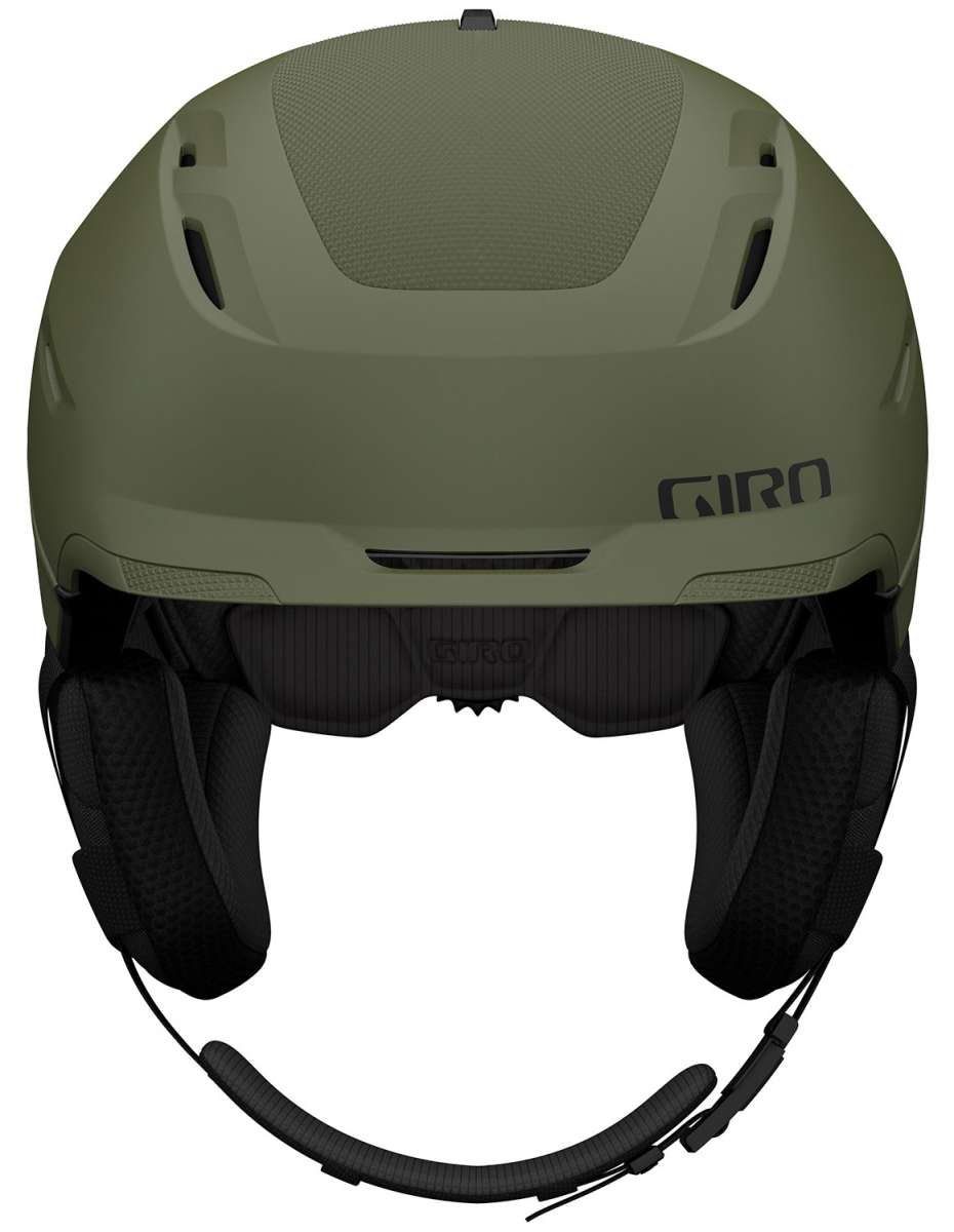Giro Tor Spherical Helmet 2024 - A sage green helmet with a matte finish and a black chin strap.