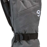Gordini Fall Line Glove - A pair of gray gloves with a white logo on the wrist strap and black accents around the wrists.