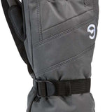 Gordini Fall Line Glove - A pair of gray gloves with a white logo on the wrist strap and black accents around the wrists.