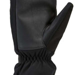 Gordini Fall Line Mittens - Pair of black mittens with a textured palm and thumb, featuring a small logo on the cuff.
