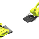 Tyrolia Attack 11 Ski Bindings 2024 - Black bindings with silver hardware and a black plastic base plate.