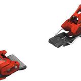 Tyrolia - Attack 14 Ski Binding 2023 is a red and black binding with silver hardware.