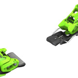 Tyrolia - Attack 14 Ski Binding 2023 is lime green with black hardware and a silver spring.