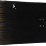 Head Daymaker Snowboard 2024 - A black snowboard with a subtle wood grain pattern on its top surface.
