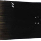 Head Daymaker Snowboard 2024 - A black snowboard with a subtle wood grain pattern on its top surface.