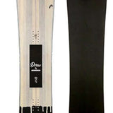 Head Draw Lyt Limited Edition Snowboard 2022 - A snowboard with a light brown wood grain pattern on its top surface and black edges.