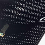 Head E Instinct LYT Snowboard 2023 - A black snowboard with a white logo on the top right corner.