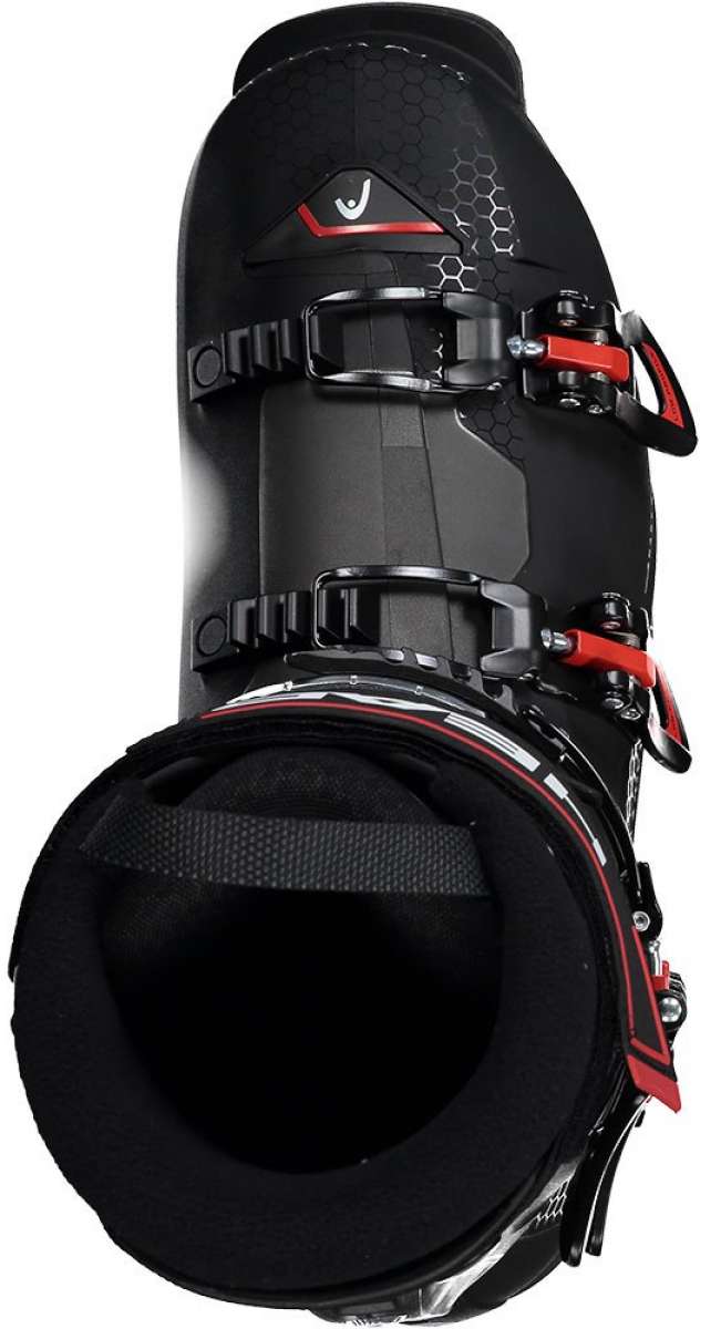 Head Edge Lyt 100 Ski Boot 2023 - Black ski boot with a textured pattern on the side and silver buckles.