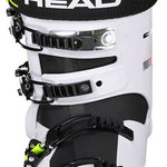 Head Edge Lyt 100 Ski Boot - White ski boot with black and yellow accents on buckles.