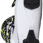 Head Edge Lyt 100 Ski Boot 2023 - A white ski boot with neon green accents and black buckles.