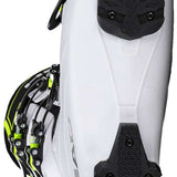 Head Edge Lyt 100 Ski Boot 2023 - A white ski boot with neon green accents and black buckles.