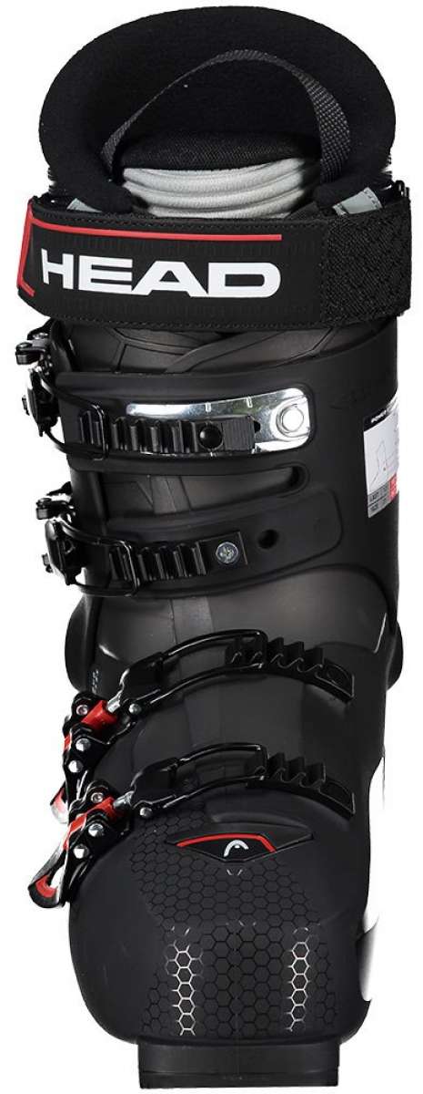 Head Edge Lyt 100 Ski Boot - Black ski boot with white logo on top and silver buckles.