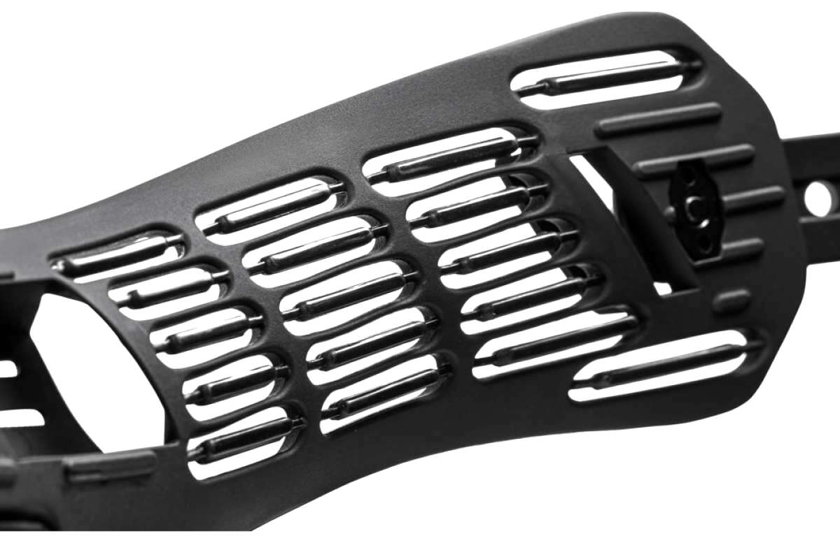 Head FX One LYT Snowboard Binding 2023 - Black snowboard binding with a sleek, minimalist design and silver hardware accents.