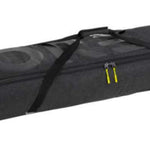 Head Kore Double 203cm Ski Bag 2023 - Black ski bag with a zippered top and two black straps on either side.
