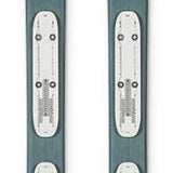 Head Ladies Easy Joy System Skis With Joy 9 Ski Bindings 2024 - A pair of skis with a dark gray base and light gray accents, featuring the word "HEAD" in black letters on top.