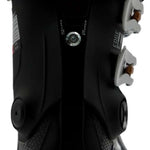 Head Ladies Edge LYT 80 Ski Boot 2023 - Black ski boot with white trim and silver buckles.