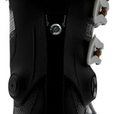 Head Ladies Edge LYT 80 Ski Boot 2023 - Black ski boot with white trim and silver buckles.