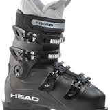 Head Women's Edge LYT RX HV Boot 2026 - Black ski boot with a textured pattern on the side and silver buckles.