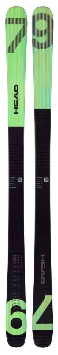 Head Oblivion 79 Flat Skis 2021-2022 - A pair of light green skis with a black stripe at the top and bottom, featuring the number "79" in large dark gray font.