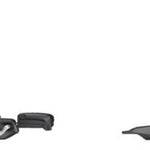 Tyrolia Protector 13 PR GW Ski Binding - A black ski binding with a silver lever and red accents.