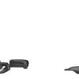 Tyrolia Protector 13 PR GW Ski Binding - A black ski binding with a silver lever and red accents.