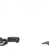 Tyrolia Protector PR 11 Ski Bindings 2024 - Black ski bindings with silver hardware and red accents.