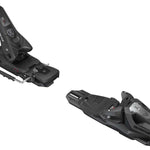 Tyrolia Protector PR 13 Ski Bindings 2024 - Black ski bindings with silver hardware and red accents.