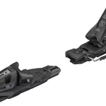 Tyrolia Protector SLR 11 Ski Bindings 2024 - Black ski bindings with silver hardware and a white logo on top.