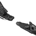 Tyrolia Protector SLR 11 Ski Bindings 2024 - Black ski bindings with silver hardware and red accents.