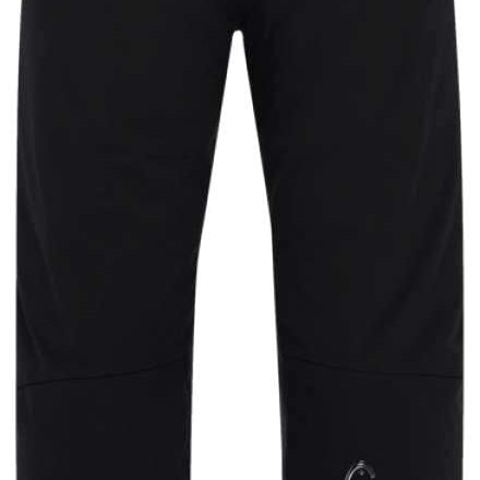 Head Summit Insulated Pants 2023 - Black insulated ski pants with a wide waistband and zippered pockets on both sides.