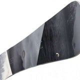Head True 2.0 Snowboard 2024 - A black and white snowboard with a mountainous landscape design on its top side.