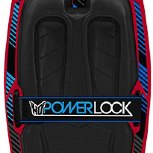 HO Sports Electron Kneeboard 2023 - A black kneeboard with blue accents and a white logo on top.