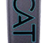 HO Jamie B Syndicate Alpha Water Ski 2023 - A black water ski with a light blue logo on top and a distinctive "JB" emblem in white.