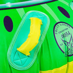 HO Sports Kiwi Tube 2023 - Lime green tube with a kiwi pattern and yellow accents.