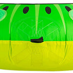 HO Sports Kiwi Tube 2023 - Lime green tube with black accents and a lime green handle on top.