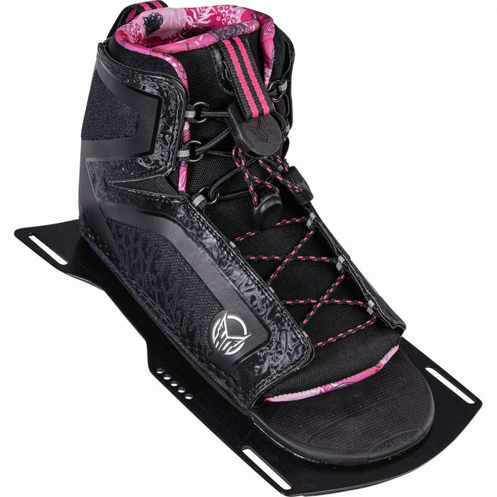 HO Ladies Carbon Omega Max Water Ski With Stance 110 Bindings 2022