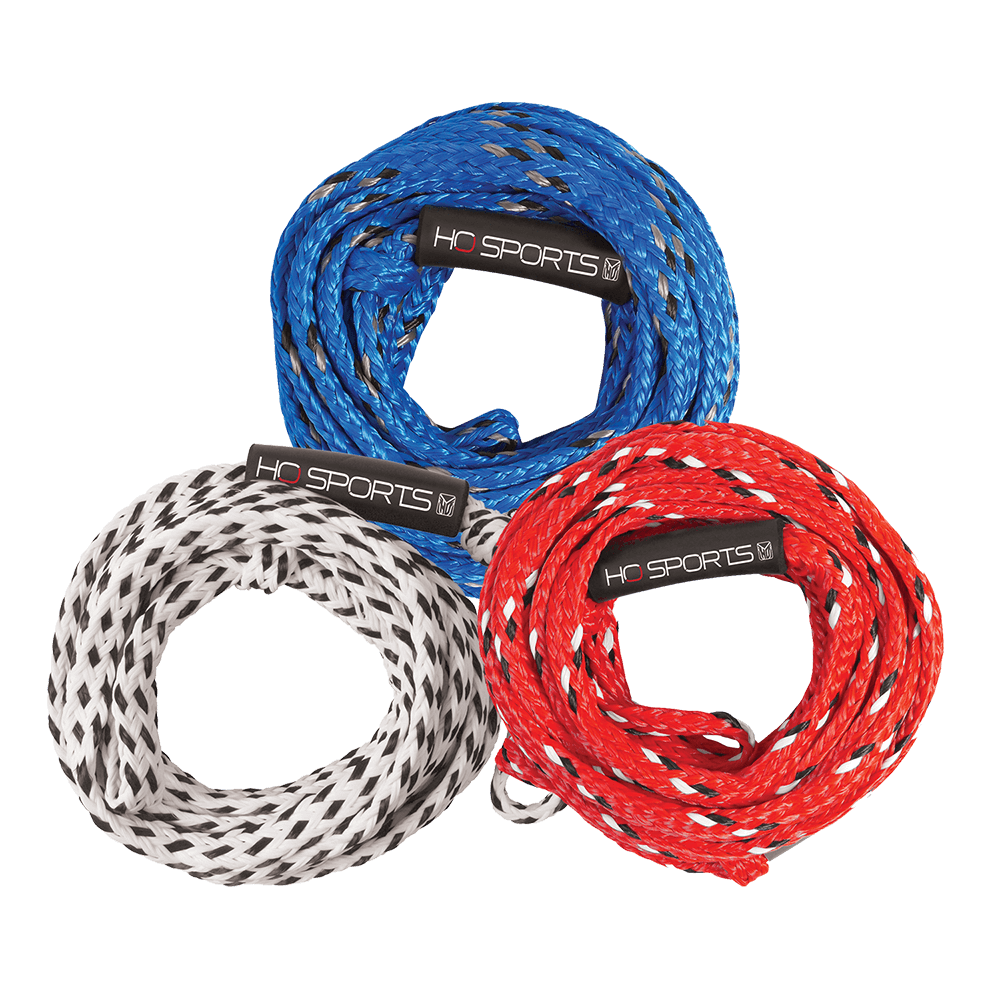 HO Sports 6K Tube Rope 2021 - A blue tube rope with white and black accents.