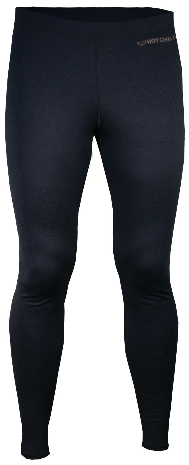 Hot Chillys Men's MTF Chamois Bottom Baselayer - A black baselayer with a chamois pad visible on the rear of the garment.