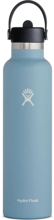 Hydro Flask Screw-on Straw Cap 24 oz Sky Blue Insulated Tumbler - BLEMISHED