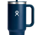 Hydro Flask 40oz All Around Travel Tumbler - A large, insulated tumbler with a screw-on lid and straw.