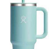 Hydro Flask 40oz All Around Travel Tumbler - A large, insulated tumbler with a screw-on lid and straw.