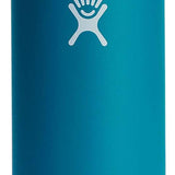 Hydro Flask Slim Cooler Cup - A blue cooler cup with a silver lid, featuring a distinctive logo on its side.