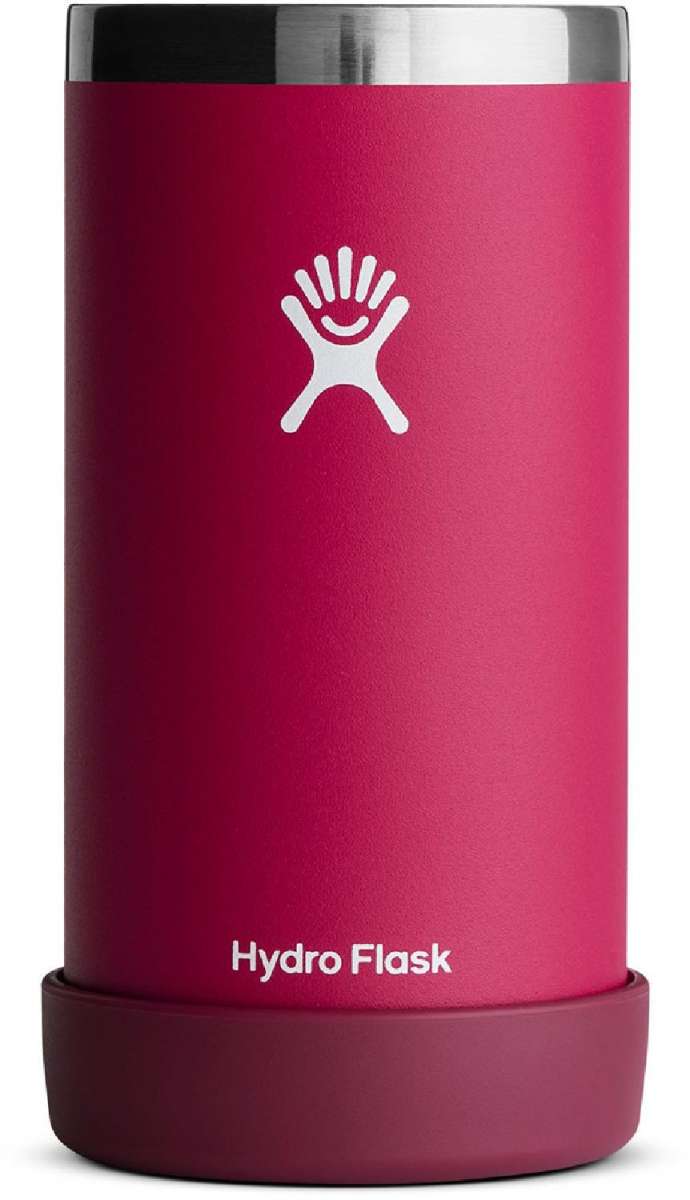 Hydro Flask Tallboy Cooler Cup - A tall, insulated cup with a screw-on lid and a handle on one side. It has a cylindrical shape and is made of stainless steel. The color is not visible in this image.
