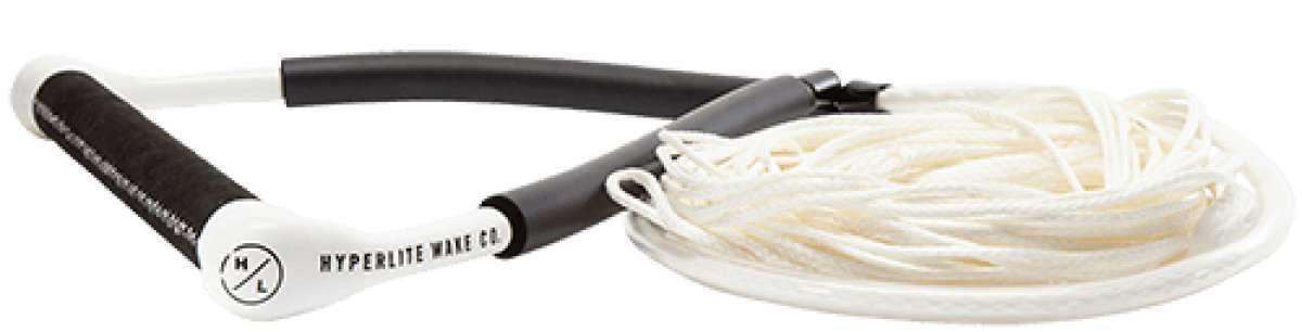 Hyperlite CG Handle With Maxim Line - White handle with black grip, featuring a white line and logo on top.