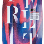 Hyperlite Eden Wakeboard With Jinx Bindings SMU 2022 - A red and blue wakeboard with a white logo on top.