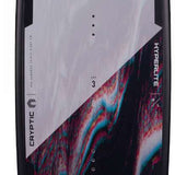 Hyperlite - Josh Twelker's signature wakeboard with a black and white marbled design on top, featuring red and blue accents.