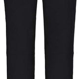 Icepeak Ladies Freyung Stretch Pant 2022-2023 - Black pants with a subtle pattern of thin white stripes on the side seams.